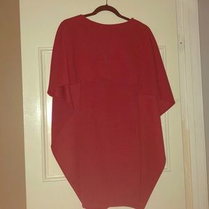 Brand new  RED dress with cape.